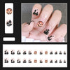 【CDJ065】Dark Halloween sweet cool fierce adorable pumpkin wearing a Halloween themed nail