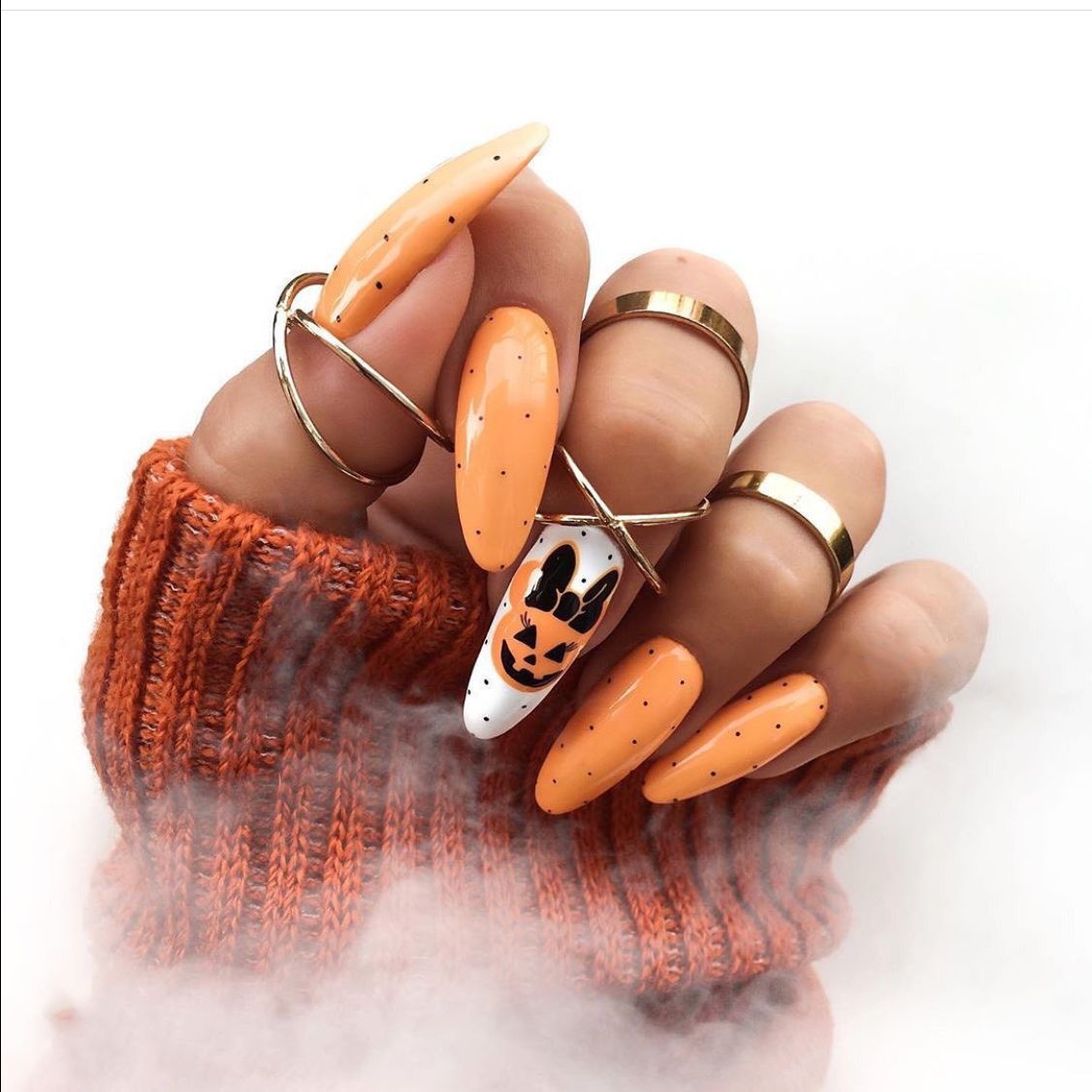【CDJ043】Halloween Nail Collection Nail Patch Nail Piece Fake Nail Wear nail art
