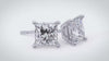 Load and play video in Gallery viewer, S925 Silver Classic Charm Square Moissanite Stud Earrings Timeless Design