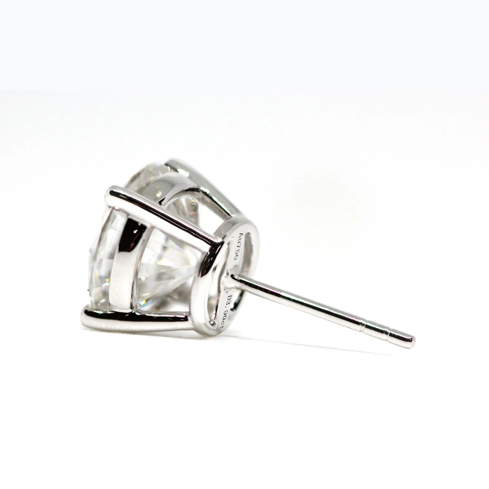 S925 Silver Moissanite Stud Earrings Earrings