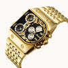 MEN'S SQUARE GOLD WATCH