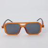 Load and play video in Gallery viewer, COLOR MATCHING DOUBLE BEAM SQUARE FRAME FASHION SUNGLASSES