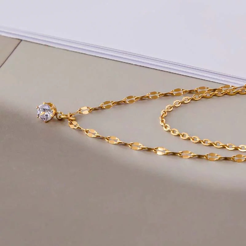 Diamond Marquise Chain Necklace