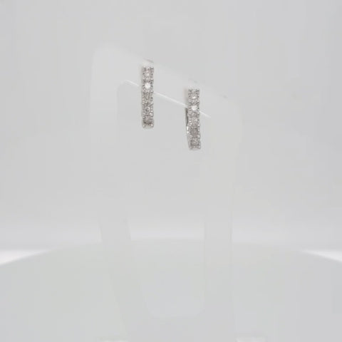 S925 Silver Moissanite Simple Earrings Statement Simpl