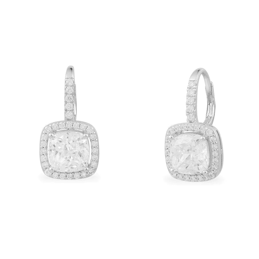 S925 Silver Moissanite Hanging Drop Diamond Earrings For Women