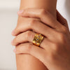 THE BELT COLORFUL ZIRCON RING