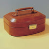 Load and play video in Gallery viewer, Brown Leather Double Jewelry Box