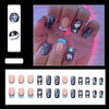 【CDJ067】Explosive Halloween smudges nail art spider ghost mysterious festive atmosphere wearing nails