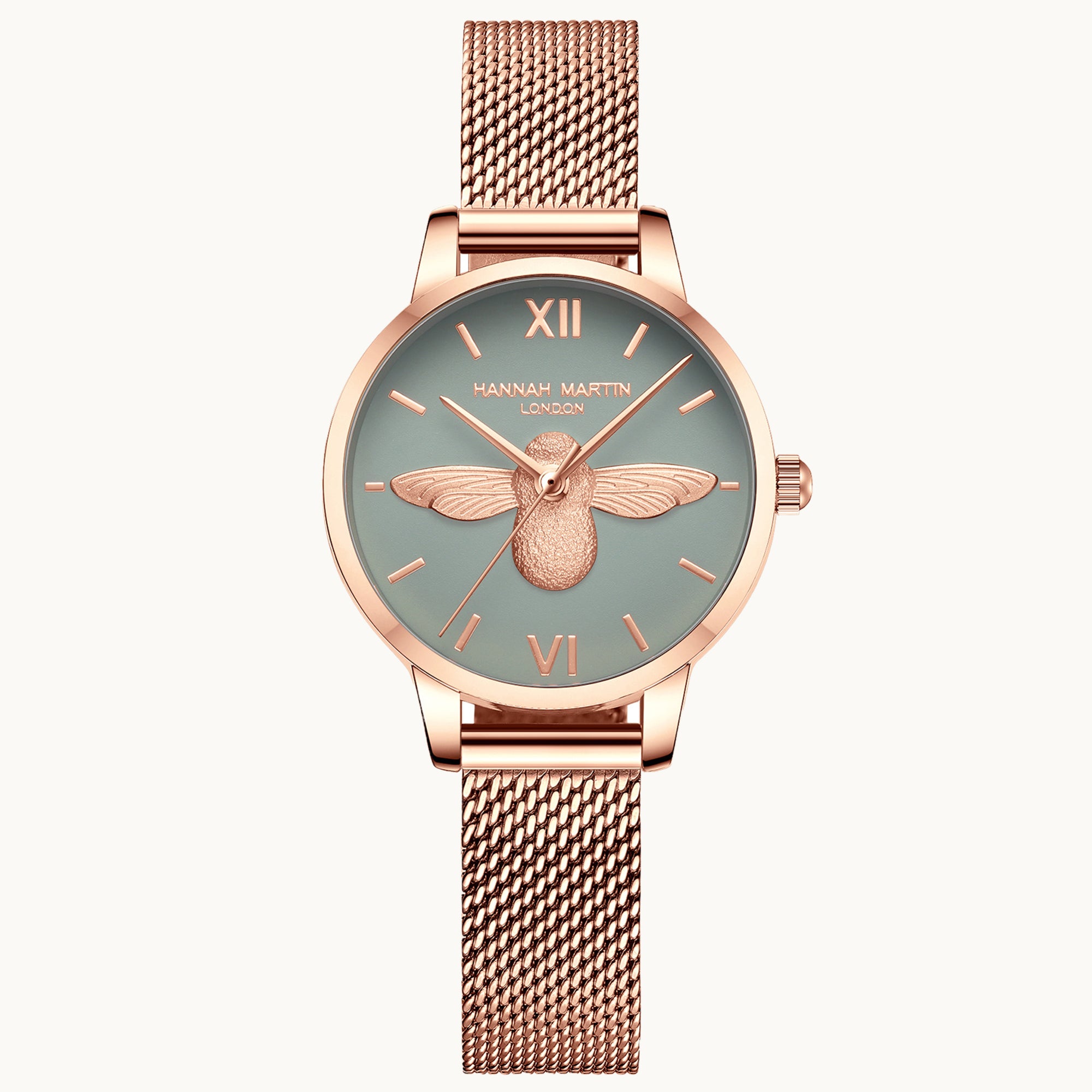 LUCKY BEE 30MM ROSE GOLD WATCH