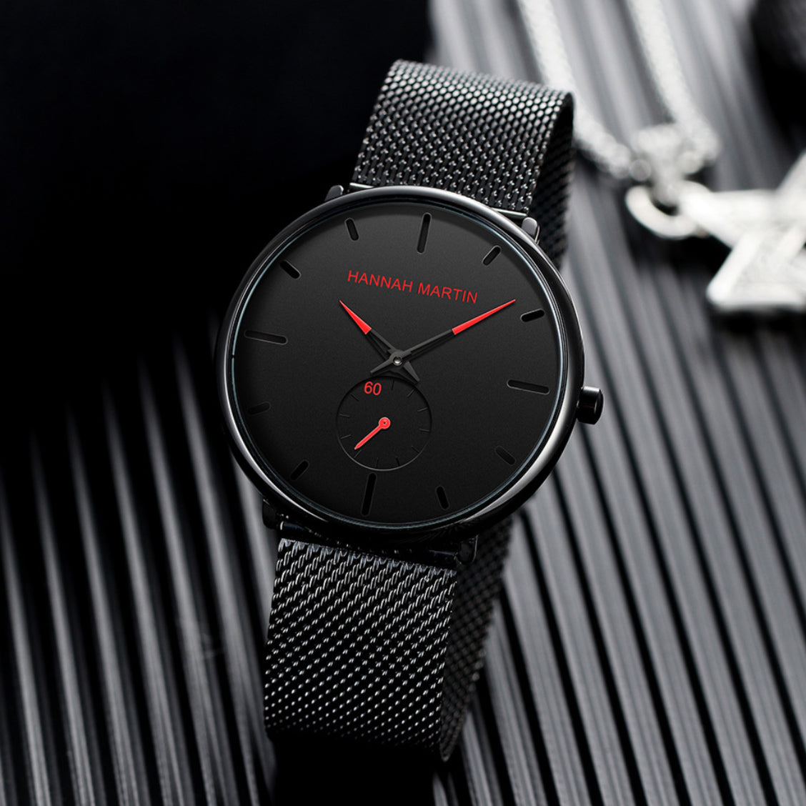 HANNAH MARTIN THREE-PIN SIMPLE MEN'S WATCH