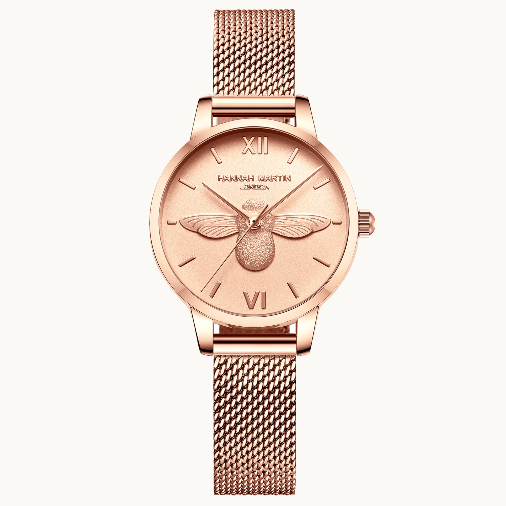 LUCKY BEE 30MM ROSE GOLD WATCH