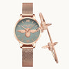 LUCKY BEE 30MM ROSE GOLD WATCH