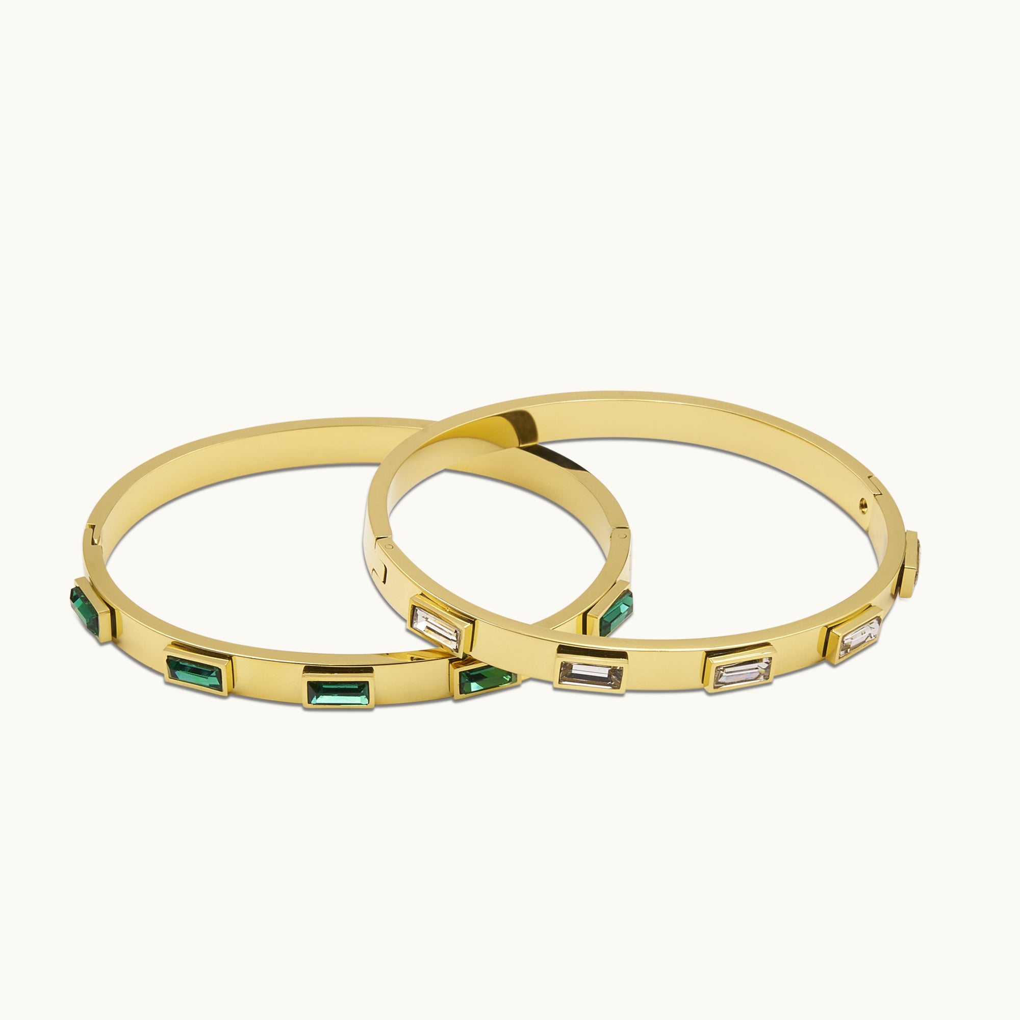 EMERALD SKINNY BANGLE