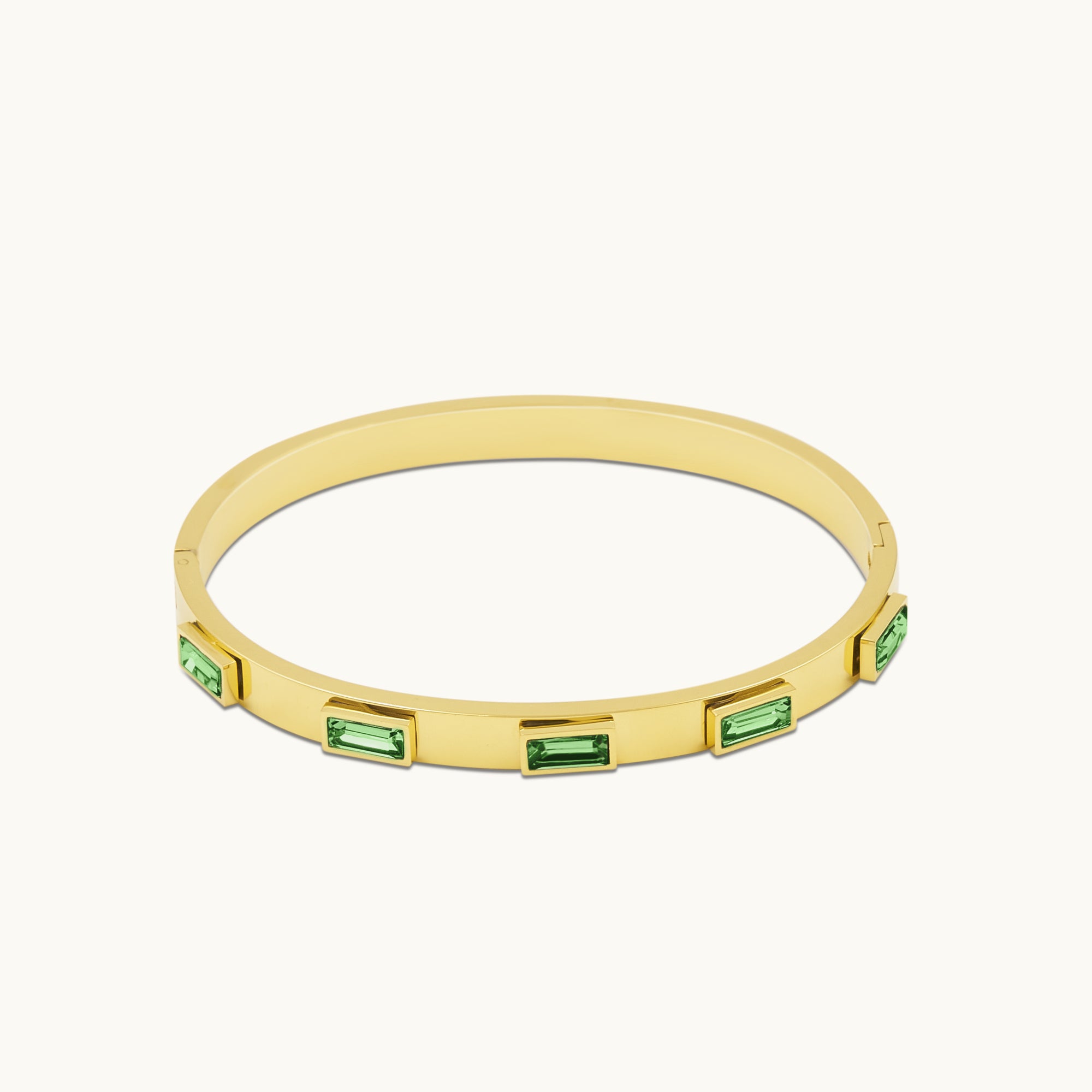 EMERALD SKINNY BANGLE