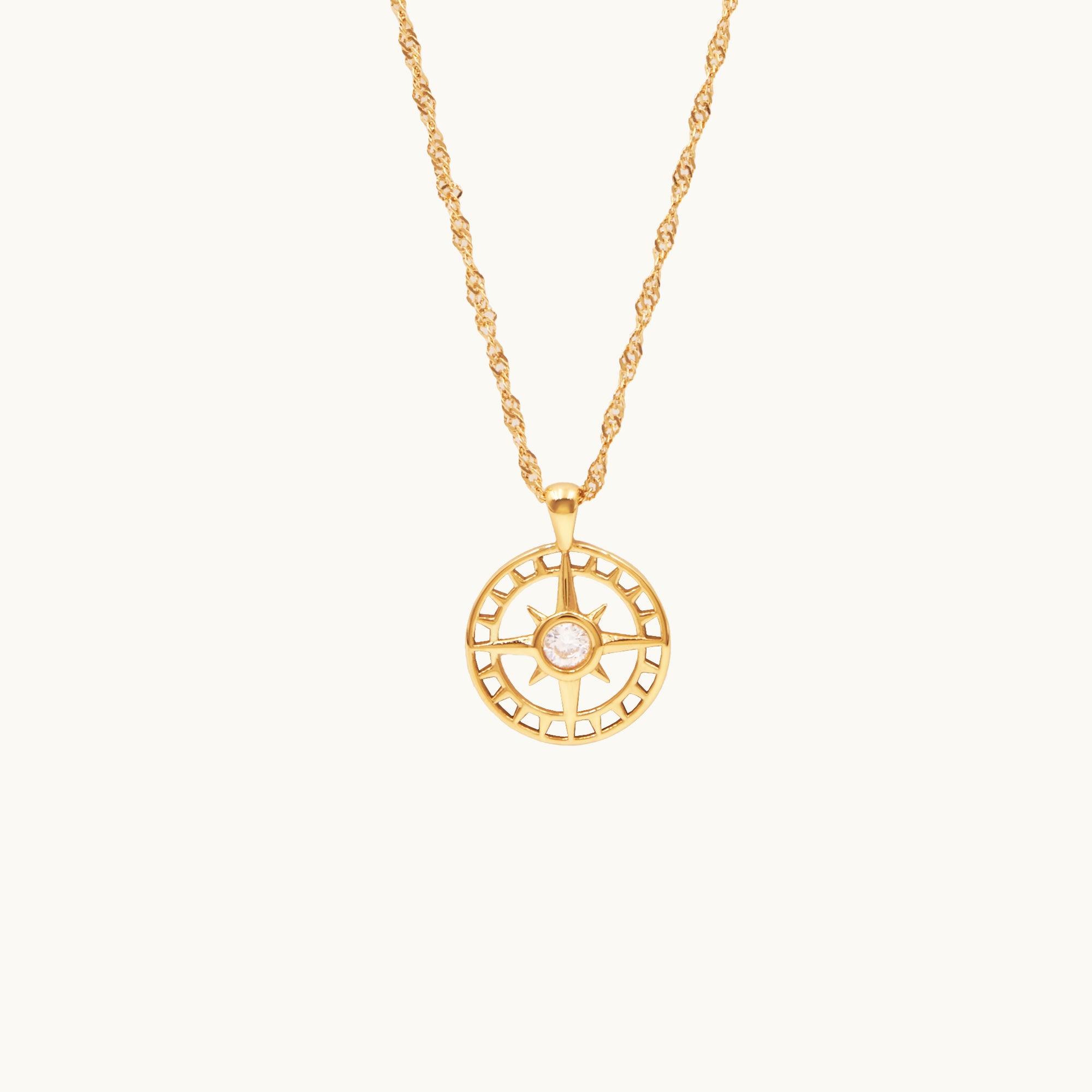 Twelve Point Star Pendant Necklace