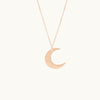 Verily, With Hardship Comes Ease | Crescent Necklace