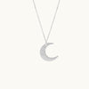 Verily, With Hardship Comes Ease | Crescent Necklace