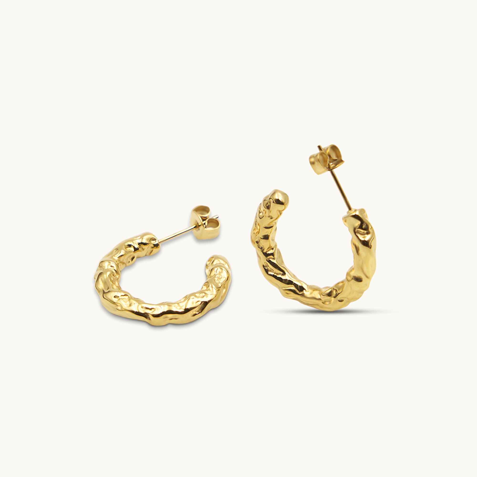 BOND IRREGULARITY HOOP EARRINGS