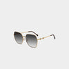 HIGH-GRADE TAN SQUARE SUNGLASSES