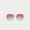 HIGH-GRADE TAN SQUARE SUNGLASSES