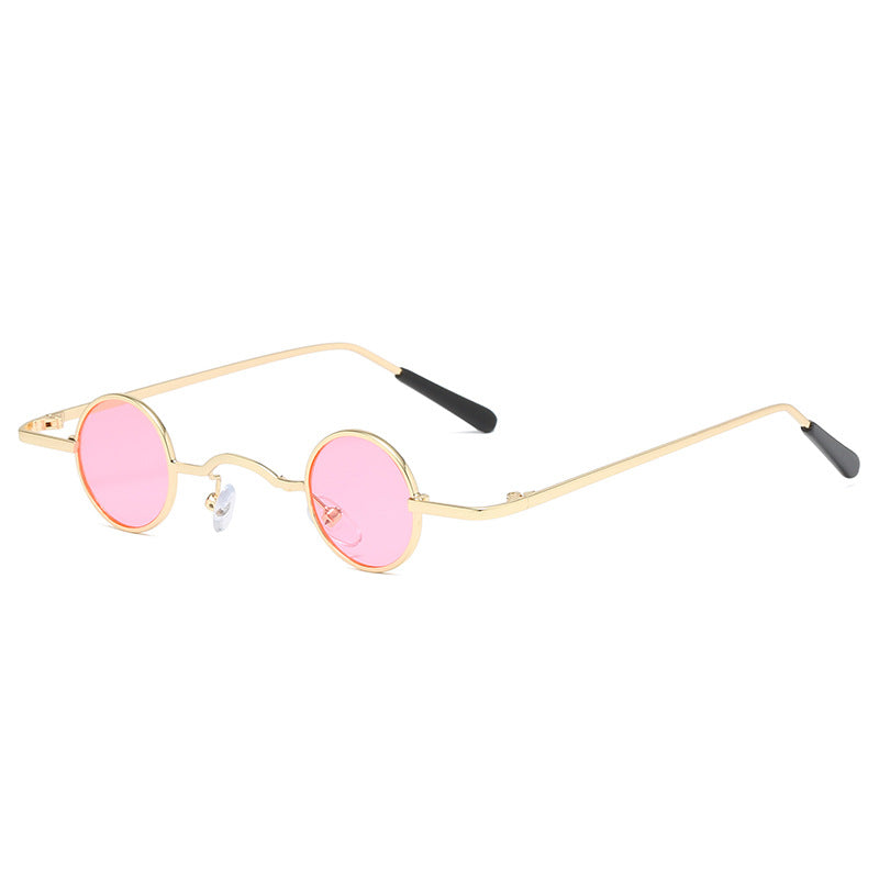 Punk Retro Mini Sunglasses Round